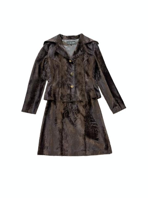 Other Designers 49 AV JUNKO SHIMADA FUR SUIT SKIRT #7447-146