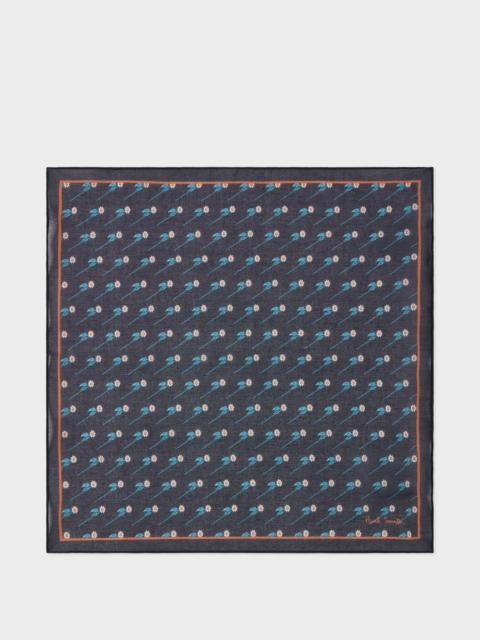 Paul Smith Ditsy Floral Cotton Pocket Square