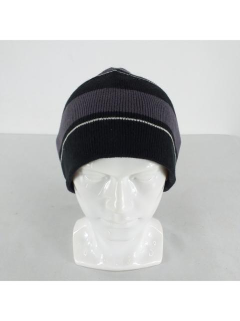 Other Designers Japanese Brand - Stripes and Plain Snow Cap Hat Beanie -BN300
