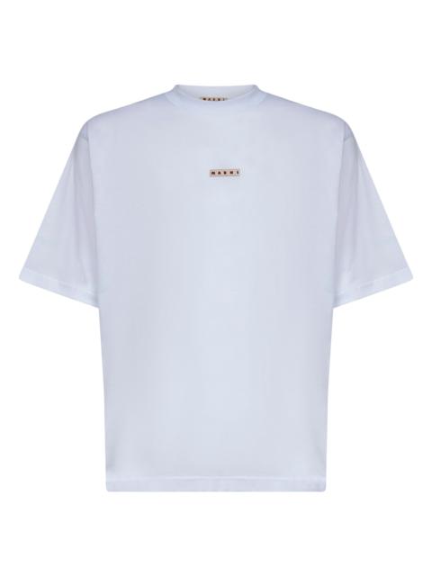 Marni White organic cotton Marni label T-shirt