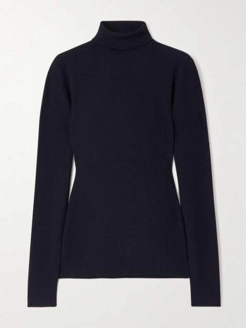 Taupo ribbed-knit wool tutleneck sweater