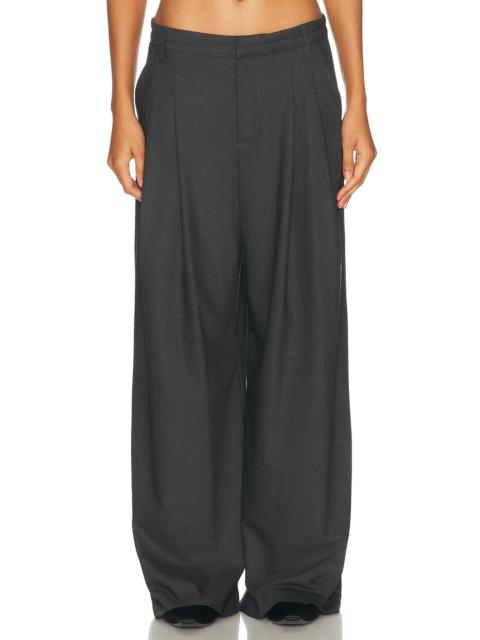 Enza Costa Easy Pleated Wide Leg Pant