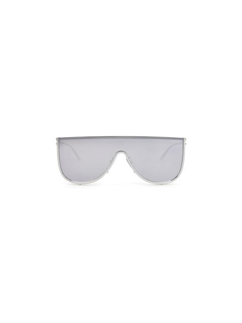 Alaïa MASK SUNGLASSES IN METAL