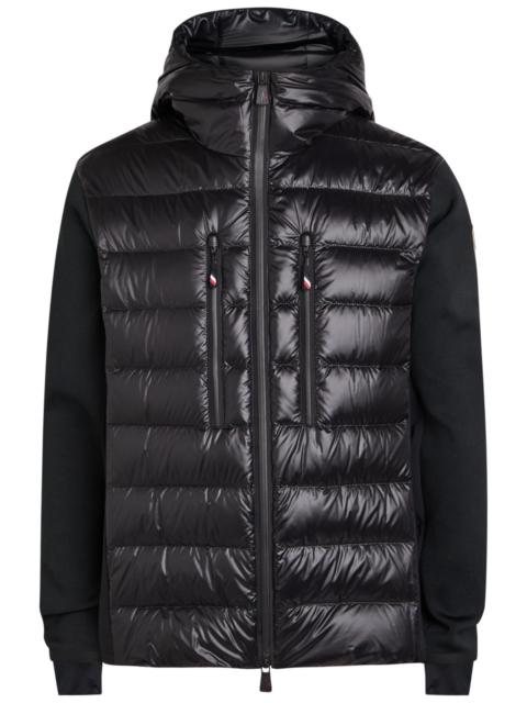 Moncler Grenoble Moncler Grenoble Padded Hooded Close-knit and Nylon Jacket