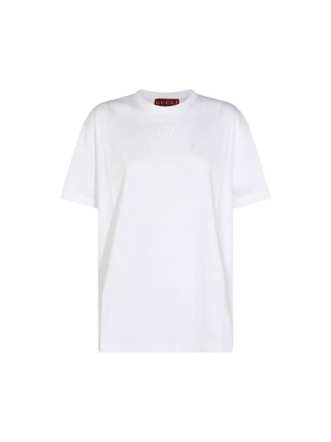GUCCI White Cotton T-shirt