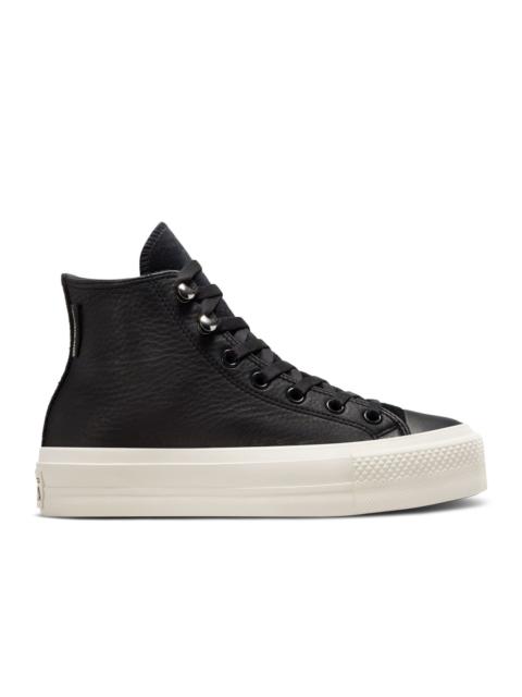 Converse WMNS CHUCK TAYLOR ALL STAR LIFT PLATFORM HIGH 'WATER REPELLENT - BLACK'