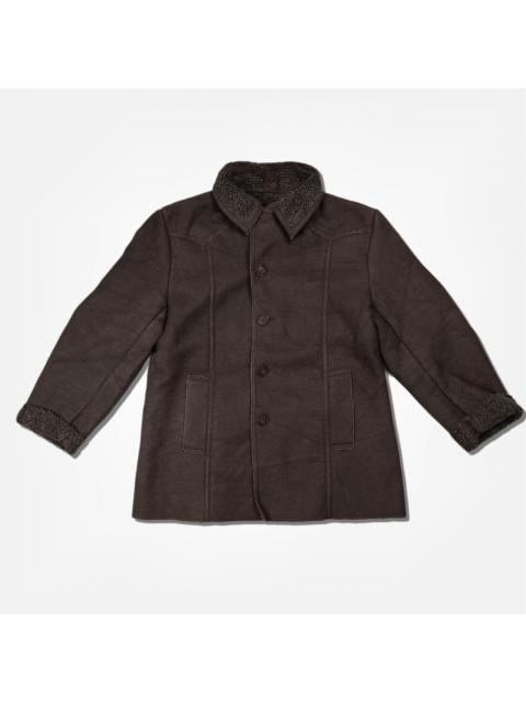 Other Designers Kansai Yamamoto - Kansai Jeans Yamamoto Japan Sherpa Shearling Jacket Coat