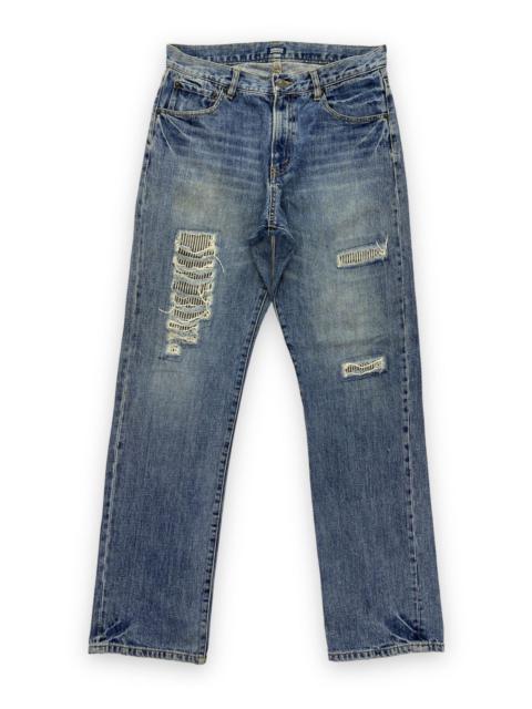 Other Designers Japanese Brand - Corisco Authentic Distressed Patchwork Denim