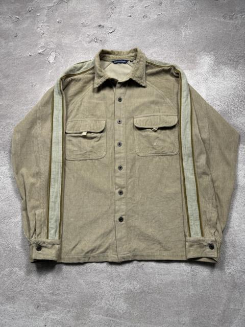 Other Designers Vintage 90s Quiksilver Surf Style Corduroy Shirt Button Up