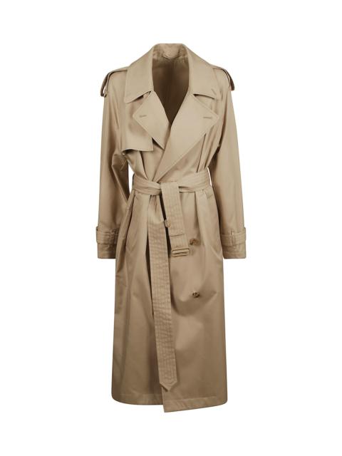 Rear Slit Double-breasted Trench
