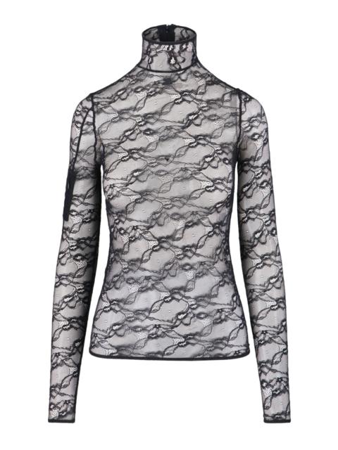 courrèges LACE TOP