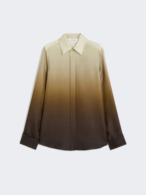Sportmax AGO Slim-fit dégradé shirt