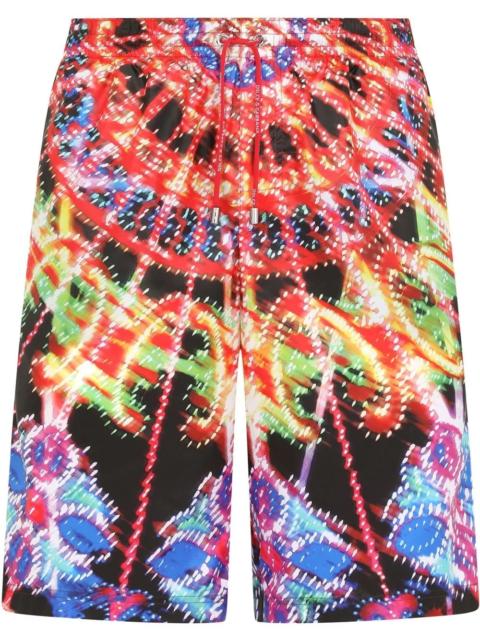 Dolce & Gabbana graphic-print swimming shorts