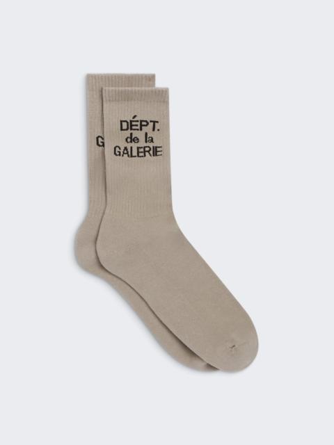 GALLERY DEPT. French Clean Socks Warm Gray