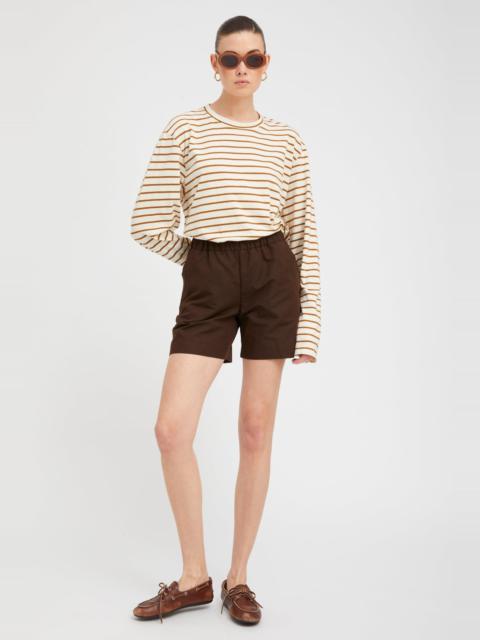 SPRWMN AMERICANO LINEN CULOTTE SHORTS