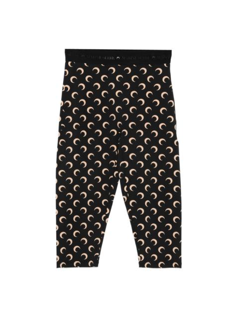 Marine Serre Marine Serre Black Trousers - Cropped Trousers Women