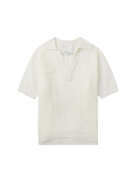 layered polo top