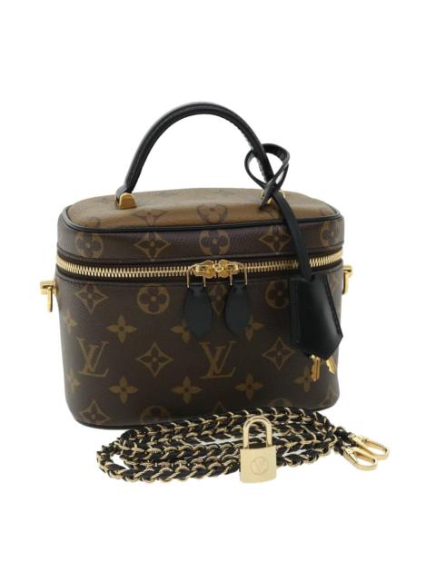 LOUIS VUITTON Monogram Reverse Vanity Nvpm Hand Bag M45165