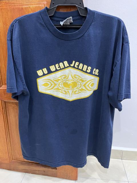 Other Designers Wu-Tang Clan - 🔥Crazy Vintage Wu Wear Jeans Co Stain Tshirt