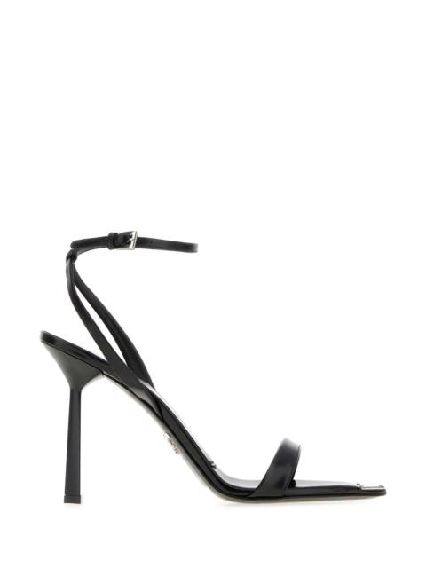 Prada Prada Women Black Leather Sandals