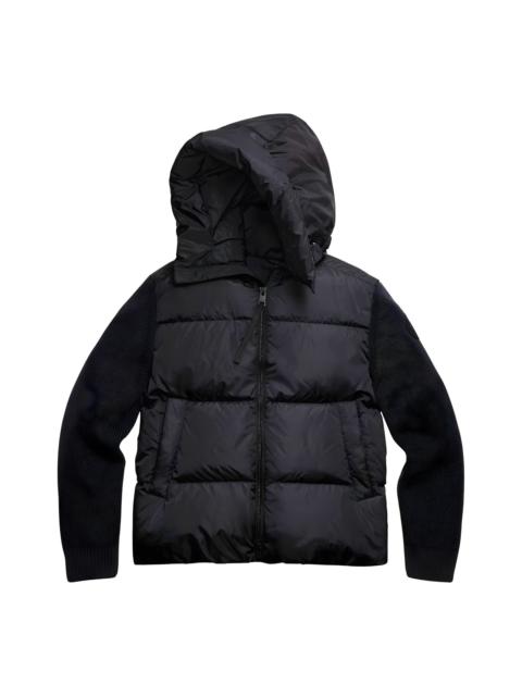 Canada Goose Canada Goose Hybridge Grove Wool Knit Down Hoodie