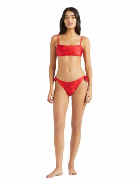Vilebrequin Vilebrequin Women's Flower Power Bra Bikini Top in Lipstick at Nordstrom