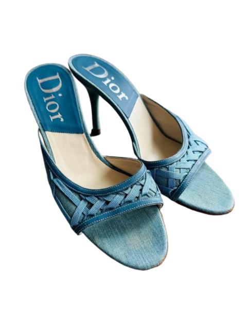 Dior Dior Galliano strap mule high heels