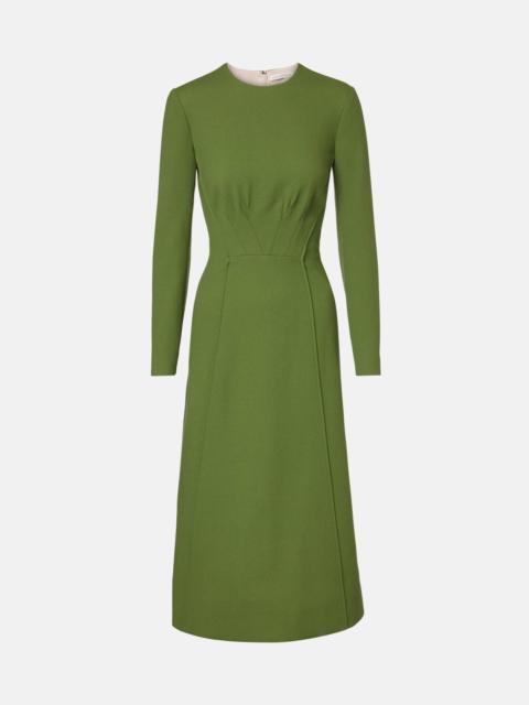 EMILIA WICKSTEAD Collinson wool crêpe midi dress