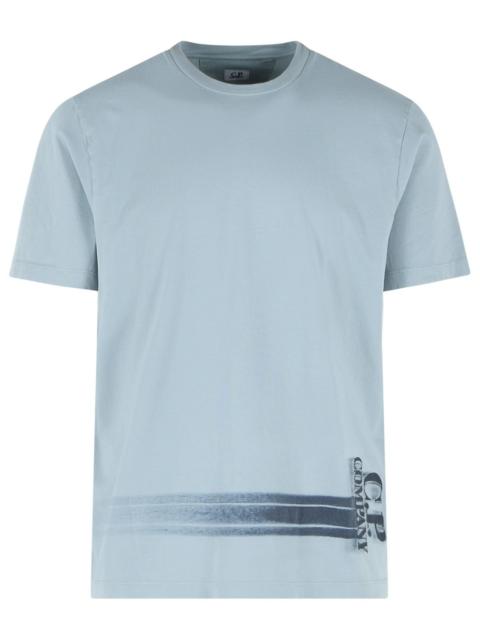 C.P. Company C.P. Company Light Blue Cotton T-Shirt Men