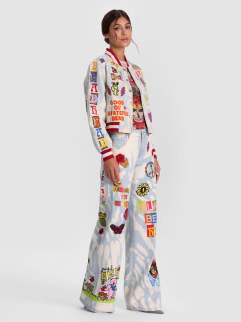 Alice + Olivia A+O X GRATEFUL DEAD KERI DENIM JACKET