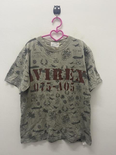Other Designers Rare Vintage AVIREX 075-A05 Spell Out Full All Over