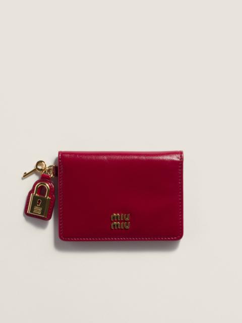 Miu Miu Leather card holder
