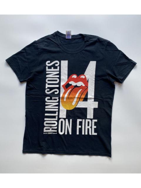 Other Designers Band Tees - The rolling stones 14 ON FIRE