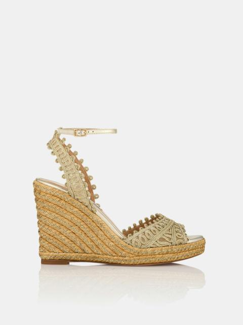 AQUAZZURA Kahlo Espadrille Wedge 105