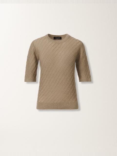 FABIANA FILIPPI Wool and silk sweater with sequins