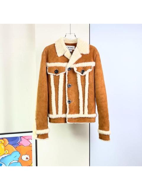 Loewe Loewe brown shearling jacket