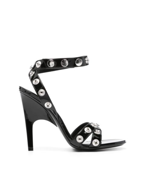 THE ATTICO Cosmo 105mm faux-leather sandals