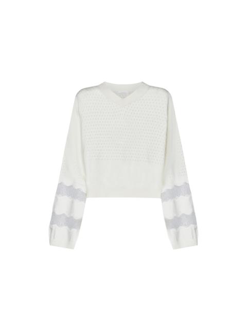 See By Chloe See By Chloe Cotton And C Mere Pullover