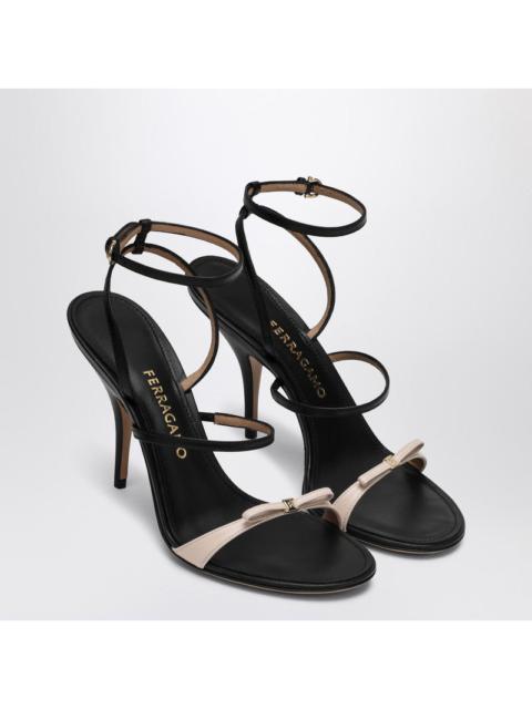 Ferragamo Ariel 95 black/nude high heels