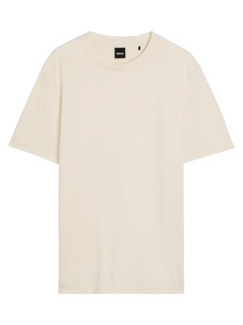 BOSS Boss Crew-neck Fine-knit Cotton T-shirt