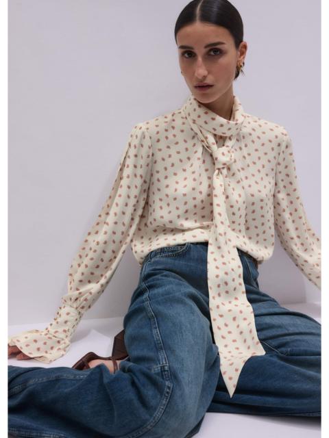 ME+EM Straight Blouse + Tie