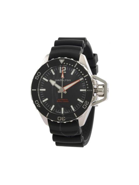 Other Designers Hamilton Khaki Navy Frogman Automatic Black Dial Men's Watch H77825330