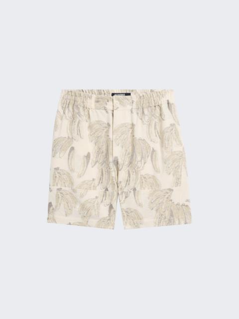 JACQUEMUS Aloe Short Banana Ecru
