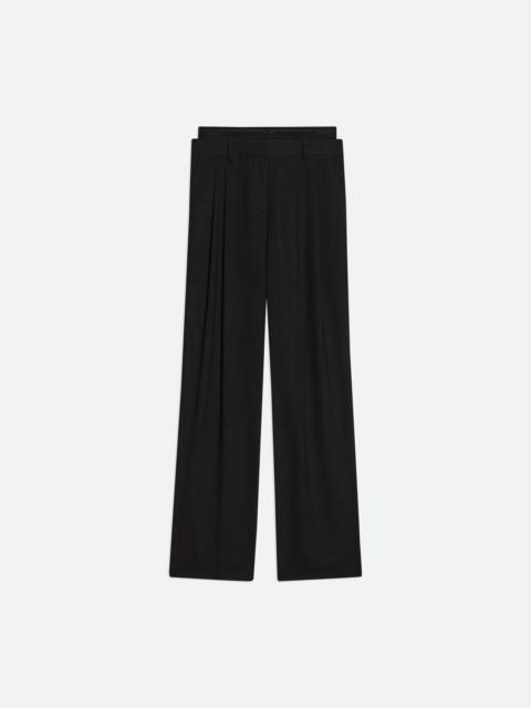 Helmut Lang SHEER DOUBLE-PLEATED PANTS