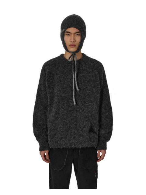 ROA Dropstitch Mohair Knit Crewneck