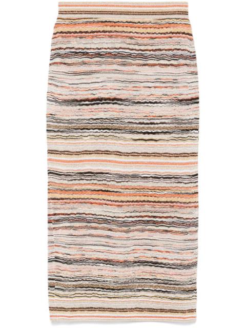 Missoni Women Striped Midi Skirt