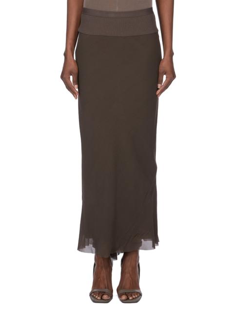 Rick Owens CALF BIAS SKIRT