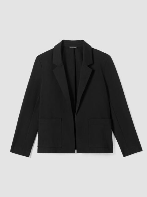 EILEEN FISHER Cotton Ponte Blazer
