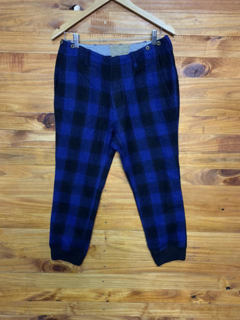 Other Designers United Arrows - Wool Blue Plaid Pants