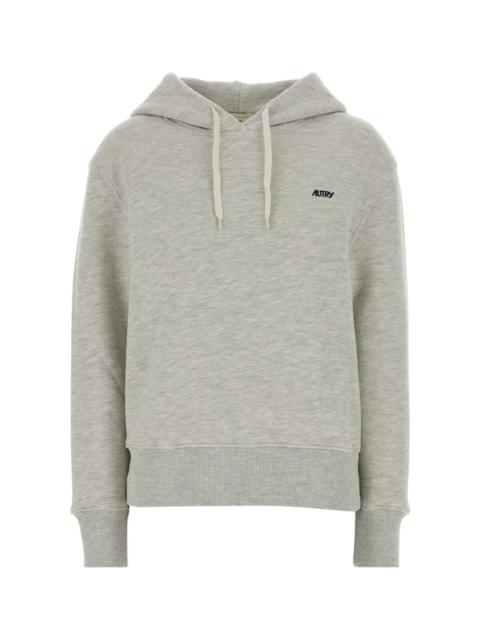 AUTRY Light Grey Cotton Sweatshirt